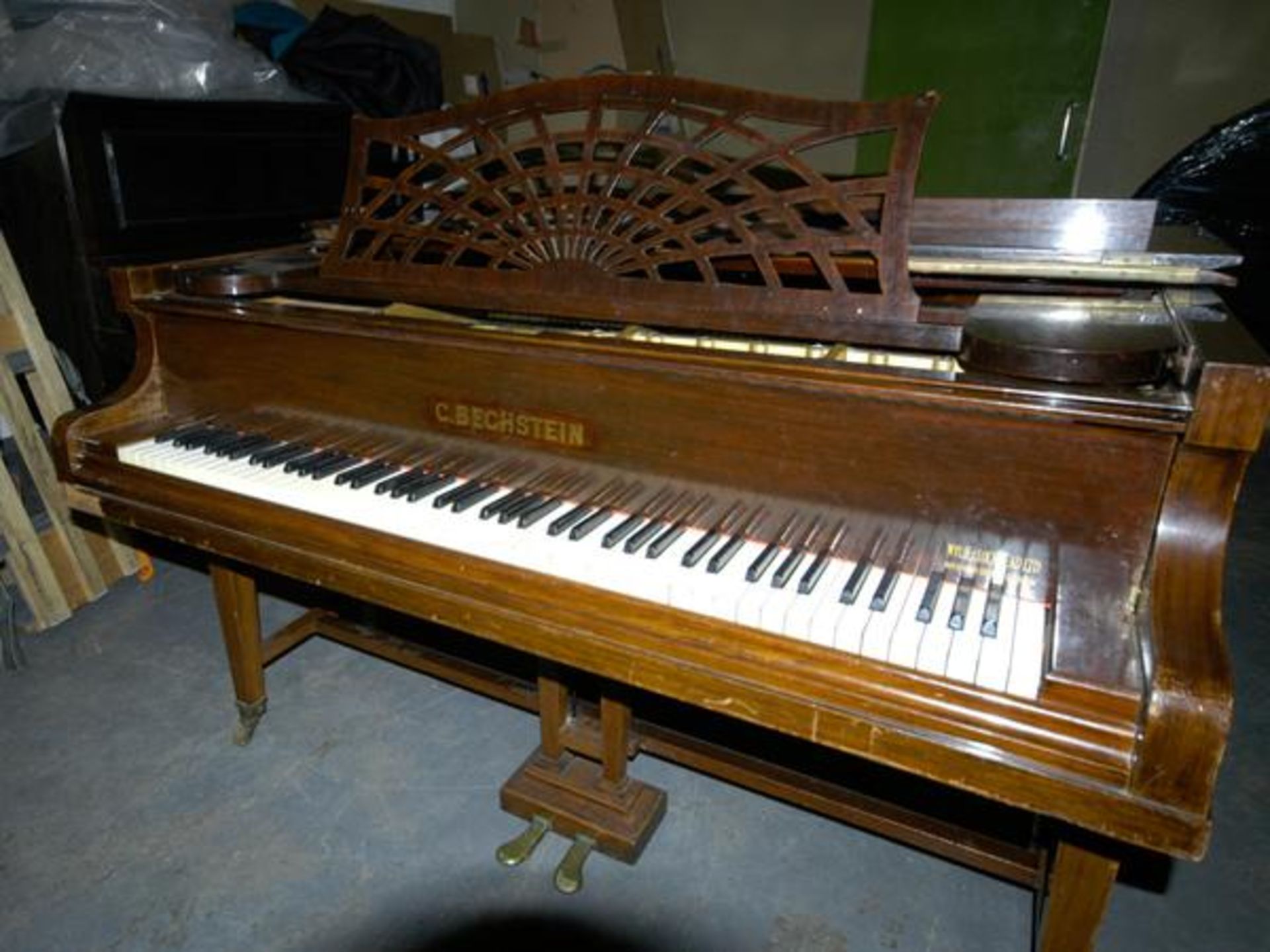 Bechstein Model ‘C’ Grand Piano, Circa 1914, Mahogany Veneer May Require Attention (currently