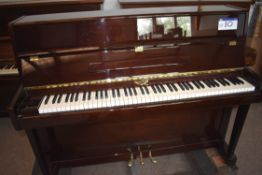 Eavestaff 112cm Upright Piano, Approx. 15 Years Old, Dark Polished Mahogany, Overstrung (Bridge