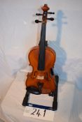 Strunal Ebony Parisian 175W Violin, Instrument Only