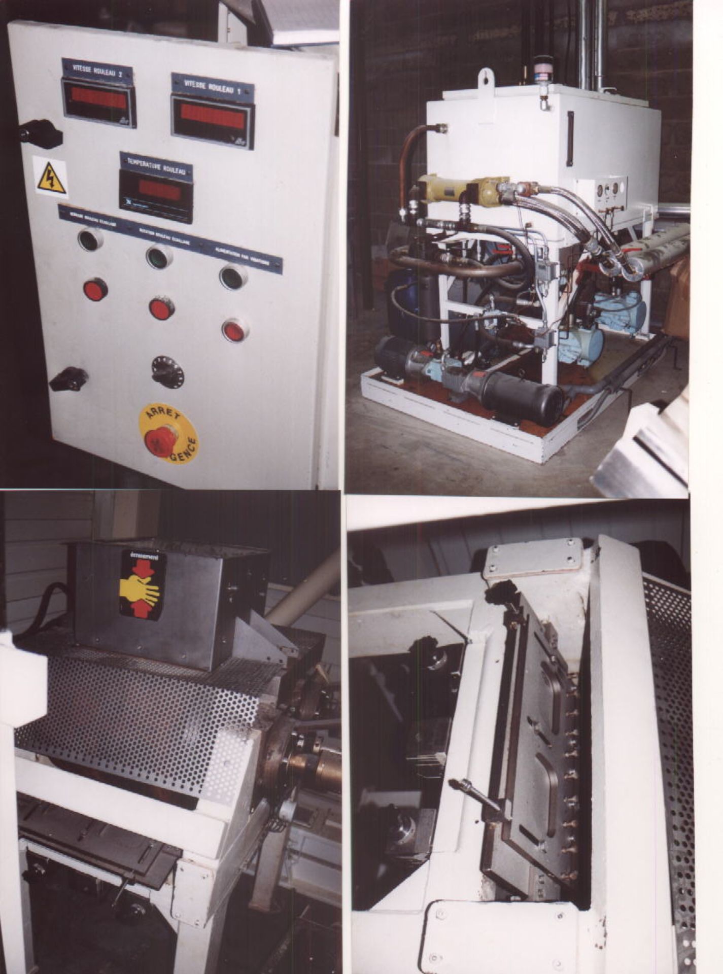 Baker Perkins 450 x 450 Flaking Mill, with hydraulic powerpack (understood to require rebuilding) - Image 9 of 14