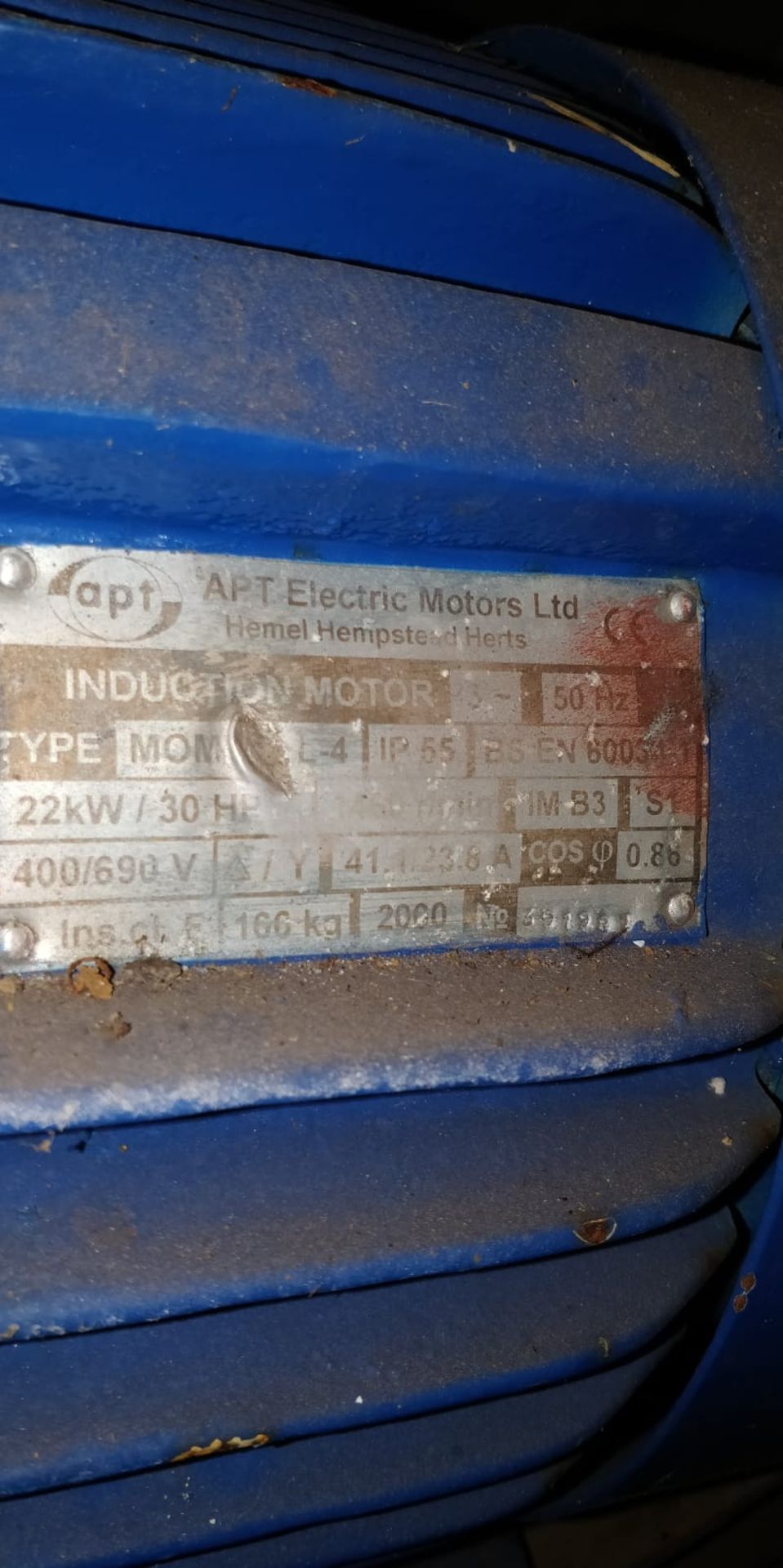 APT 22kW Electric Motor - Image 2 of 3