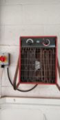 Wall Mounted Electric Fan Heater