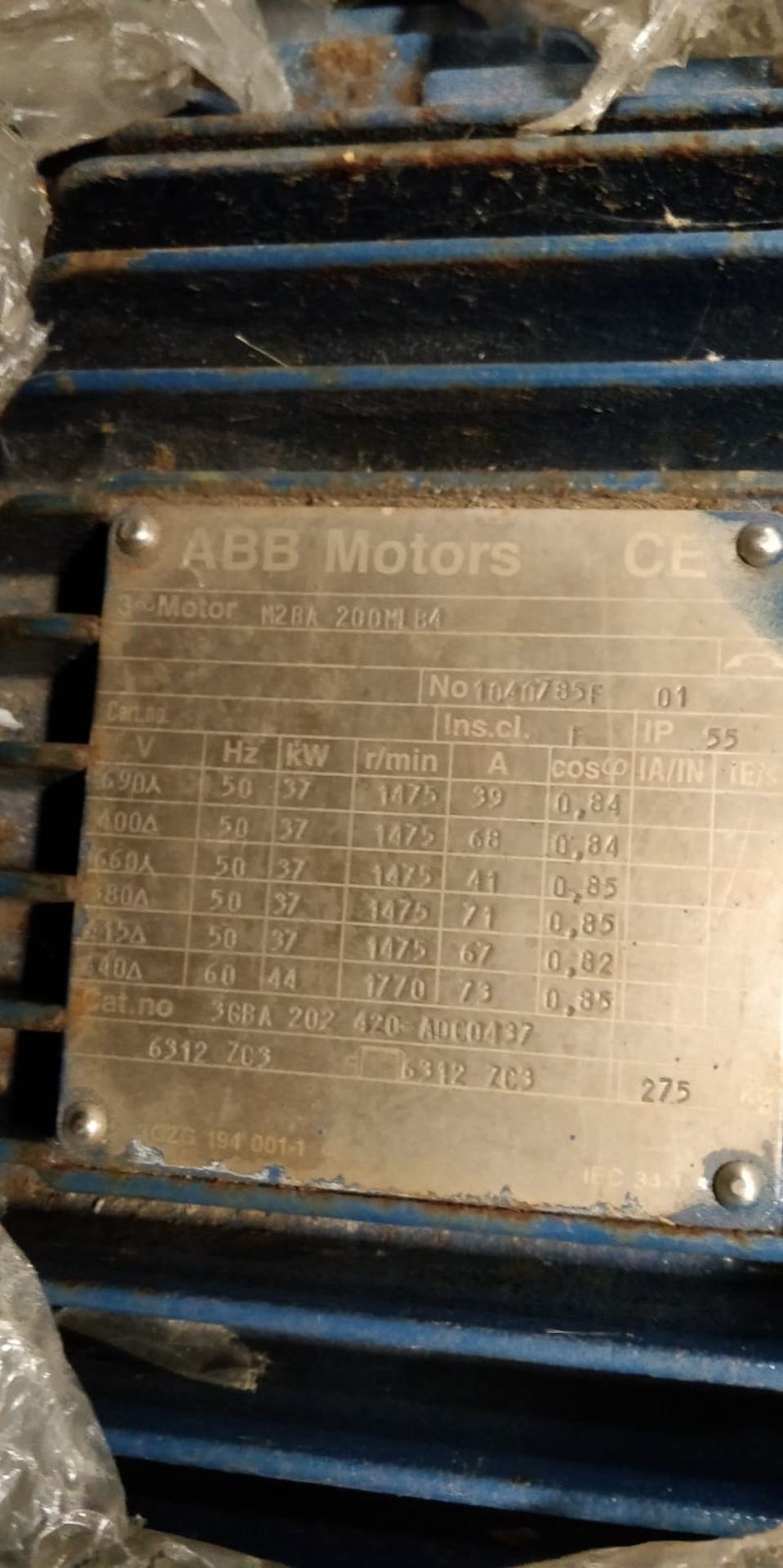 ABB M2BA200MKLB54 37kW Electric Motor - Bild 3 aus 3
