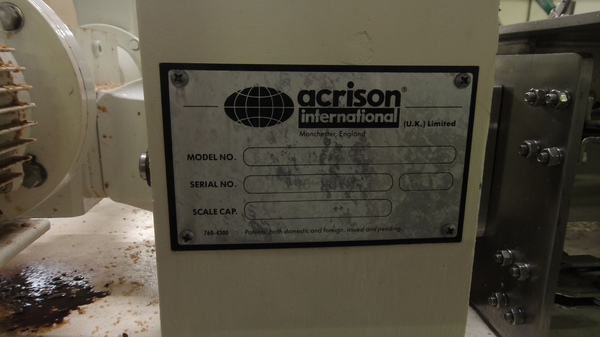 Acrison International Model 1A-105-0 Feeder Unit (dismantled) - Image 4 of 4