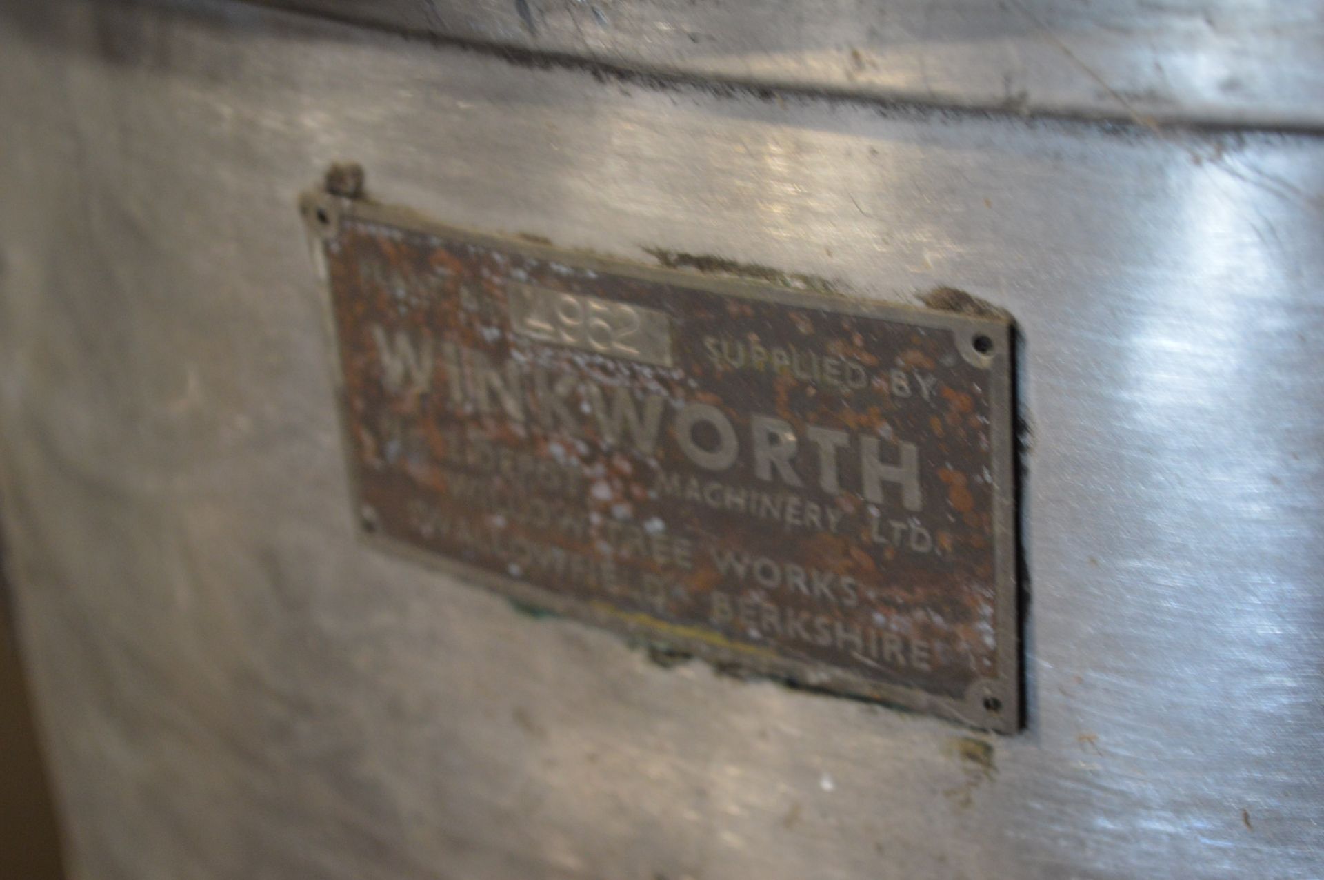 Winkworth 50 gallon Steam Jacketed Tank, on stand - Image 5 of 5