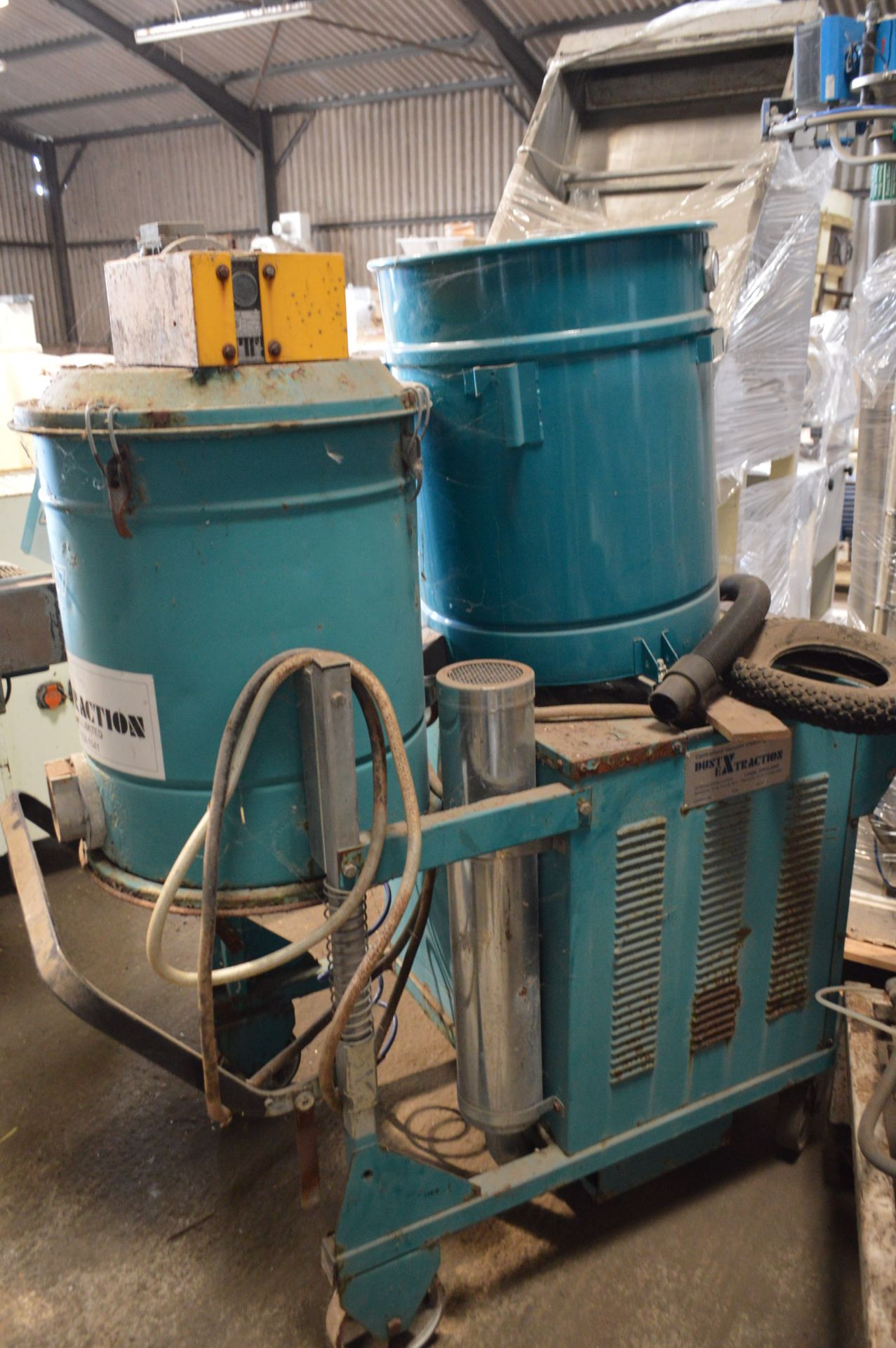 Dust Extraction Ltd 3707 Portable Industrial Vacuum System, serial no. 15610