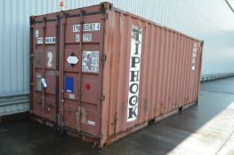 Steel Cargo Container, approx. 6100mm long x 2400m