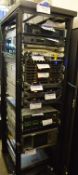 IBM Server Rack, with monitor, keyboard and mouse