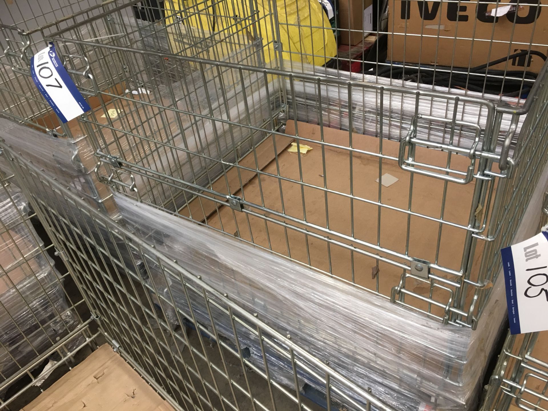 Collapsible Wire Cage Pallet (please note this lot