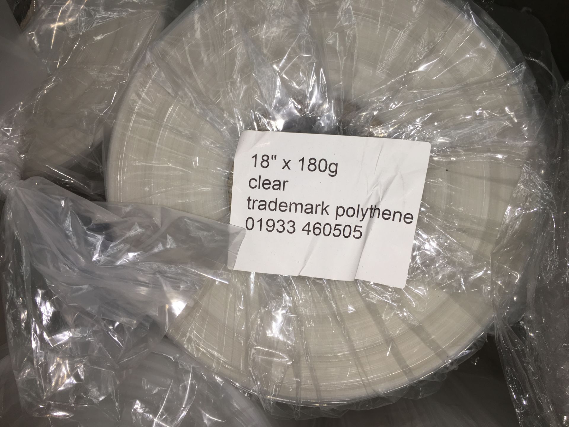 Quantity of Trademark Polythene Clear Rolls, as se - Image 2 of 2