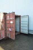 Steel Cargo Container, approx. 6100mm long x 2400m