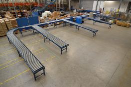 550mm wide ROLLER CONVEYORING SYSTEM, main powered