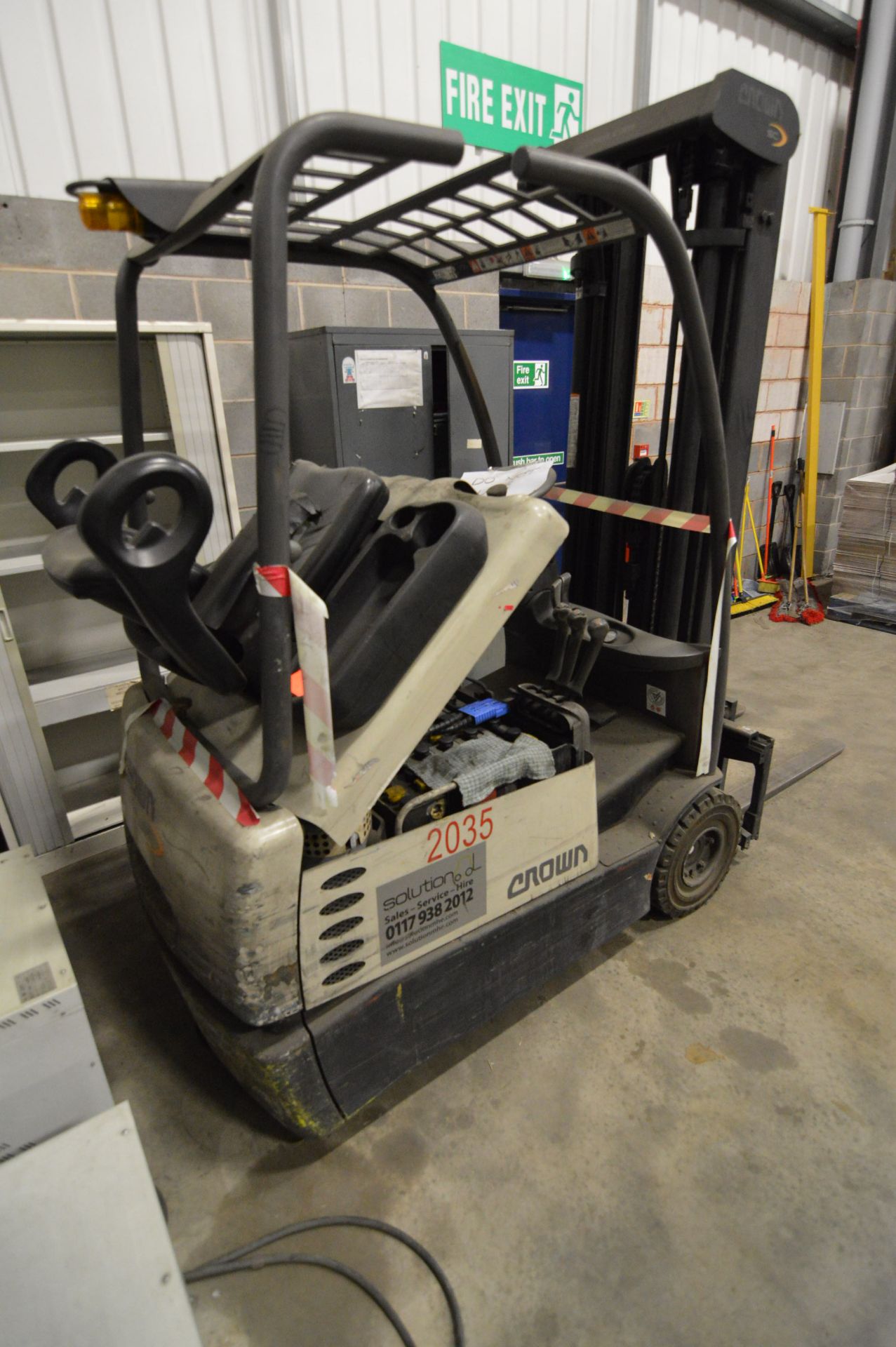 Crown Battery Electric Fork Lift Truck, 1600kg cap - Image 3 of 5