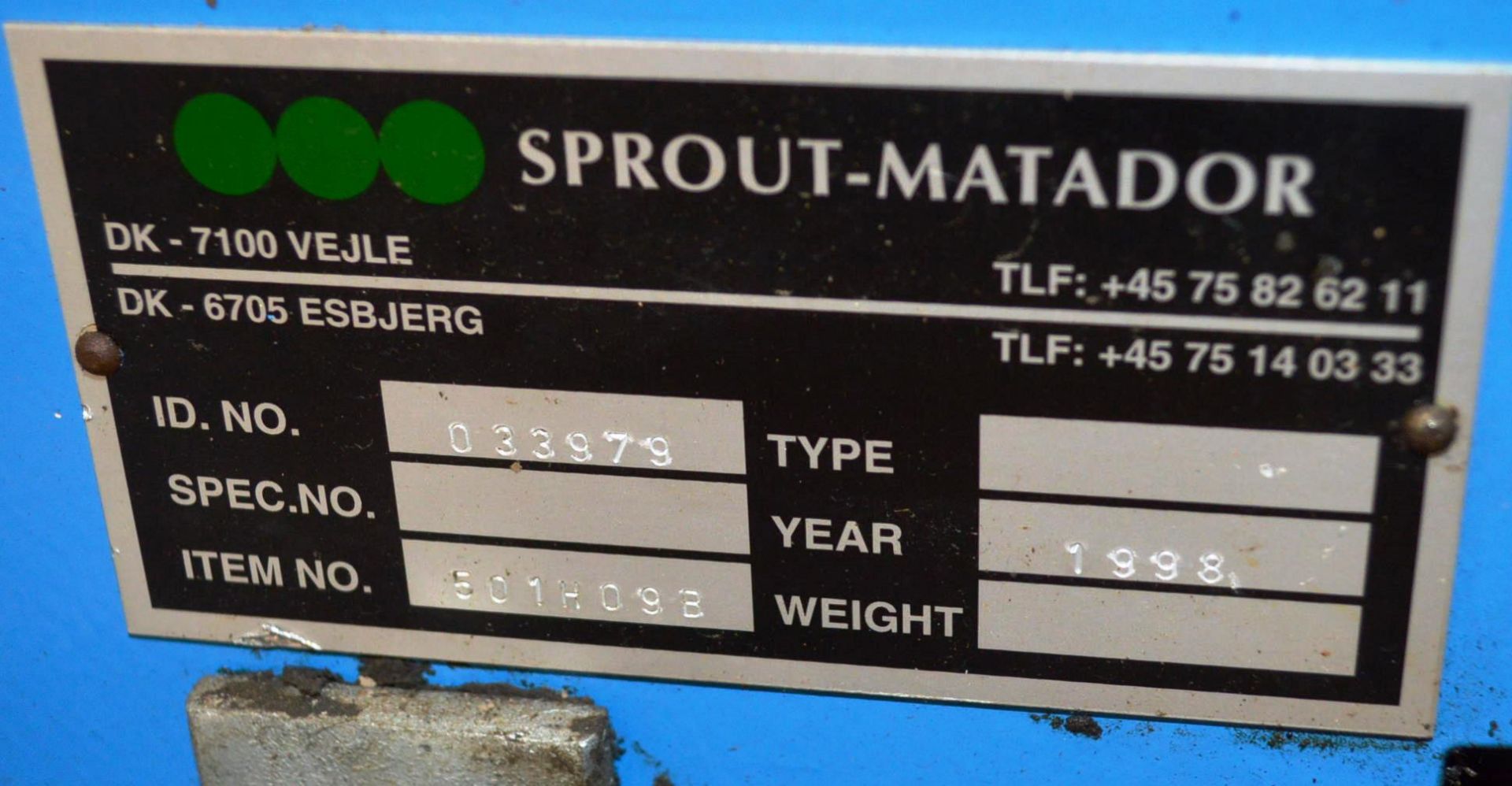 Sprout Matador STAINLESS STEEL CONDITIONER, serial - Image 6 of 24