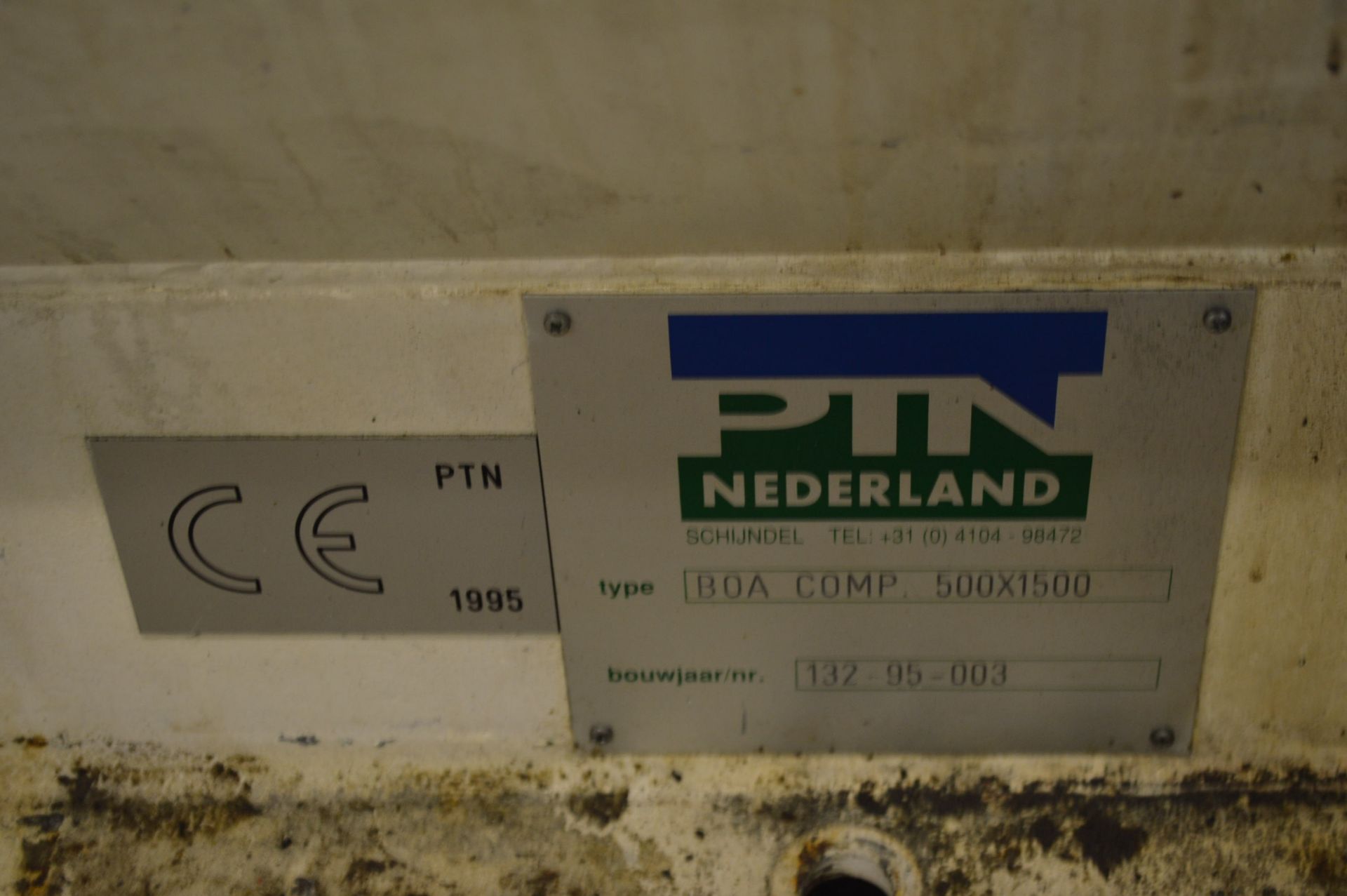 PTN BOA 500 x 1500 COMPACTOR, serial no. 132-95-00 - Image 3 of 22