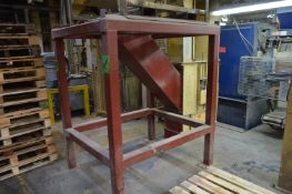 Tote Bin Emptying Stand, with discharge chute (PLE