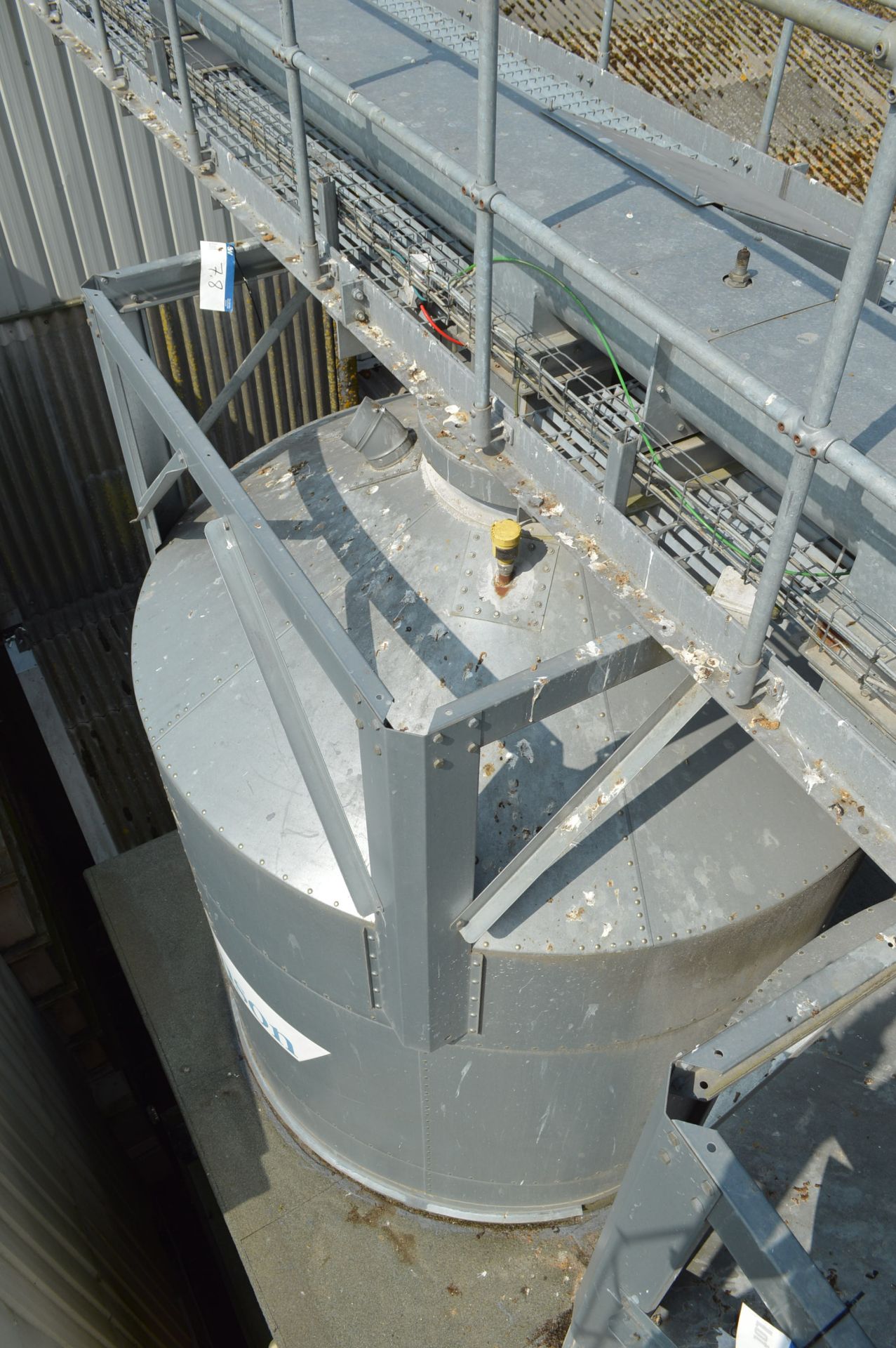 Two Collinson 25 tonne cap. GALVANISED STEEL BULK - Image 7 of 11