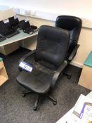 2 x Leather Effect Typist Chairs