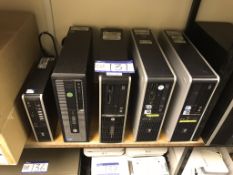 5 x Assorted HP Desktop Units as set out (Please N