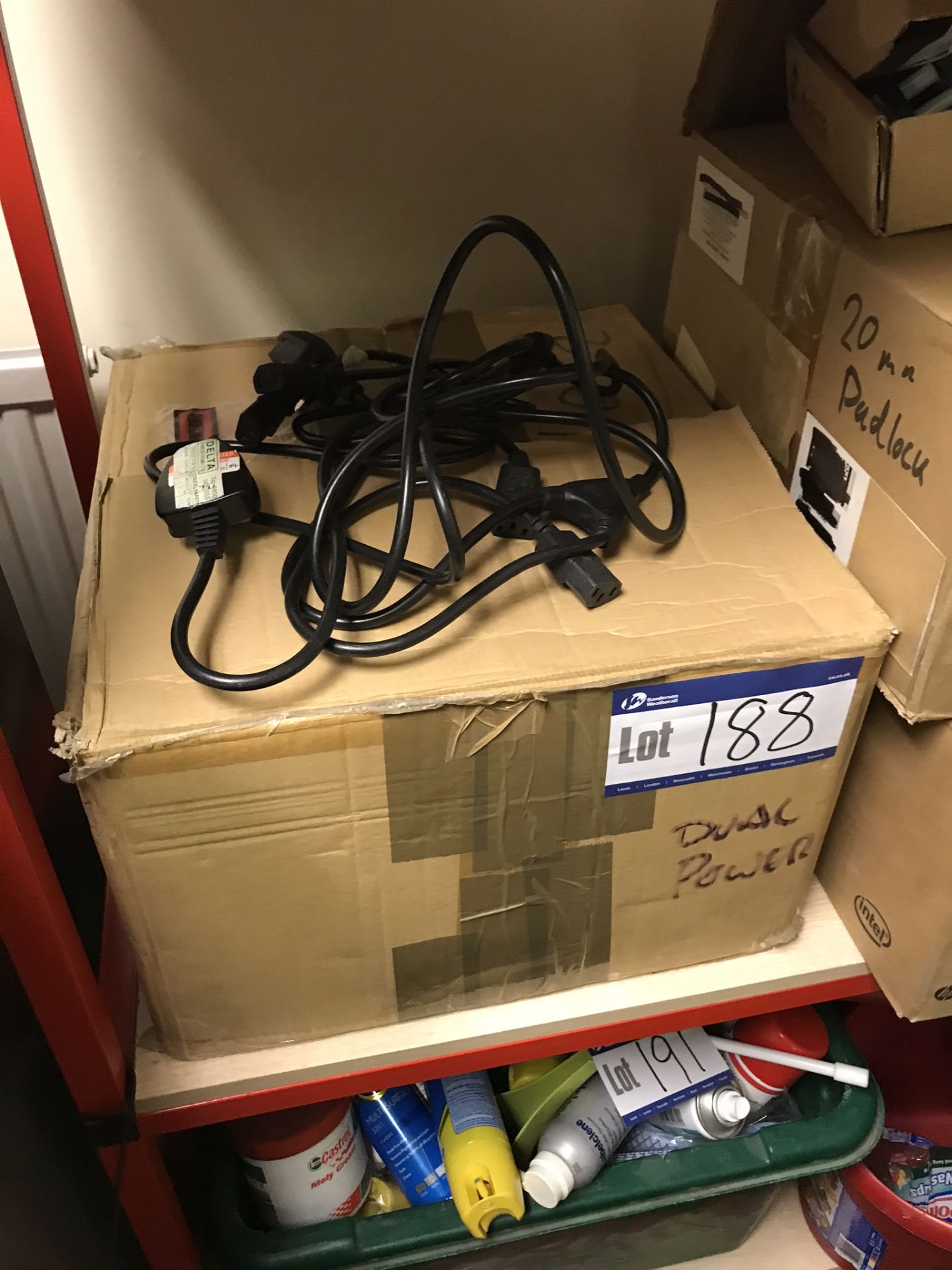 Large Quantity of Dual Power Cables as set out