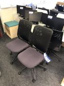 5 x Ergonomic Typist Chairs