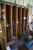 Wooden and Metal Steel Stock Rack
