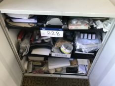Quantity of Stationery as set out in cupboard