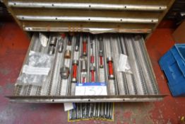 Contents to Roller Drawer including Various Bore G