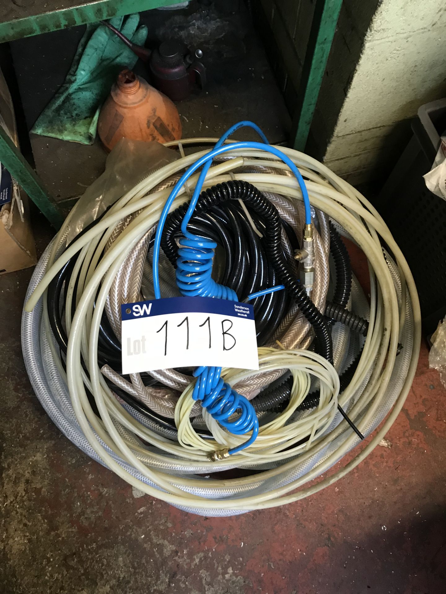 Quantity of Air Line and Water Pipe