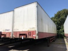 Montracon 2 Axle 40ft GRP Box Trailer, ID Number: