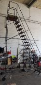 17 Rise Mobile Warehouse Ladder