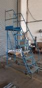 8 Rise Mobile Warehouse Ladder