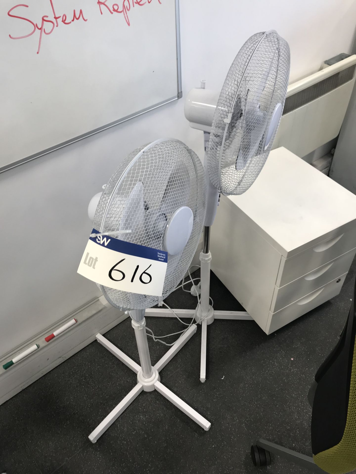 2 x Free Standing Fans