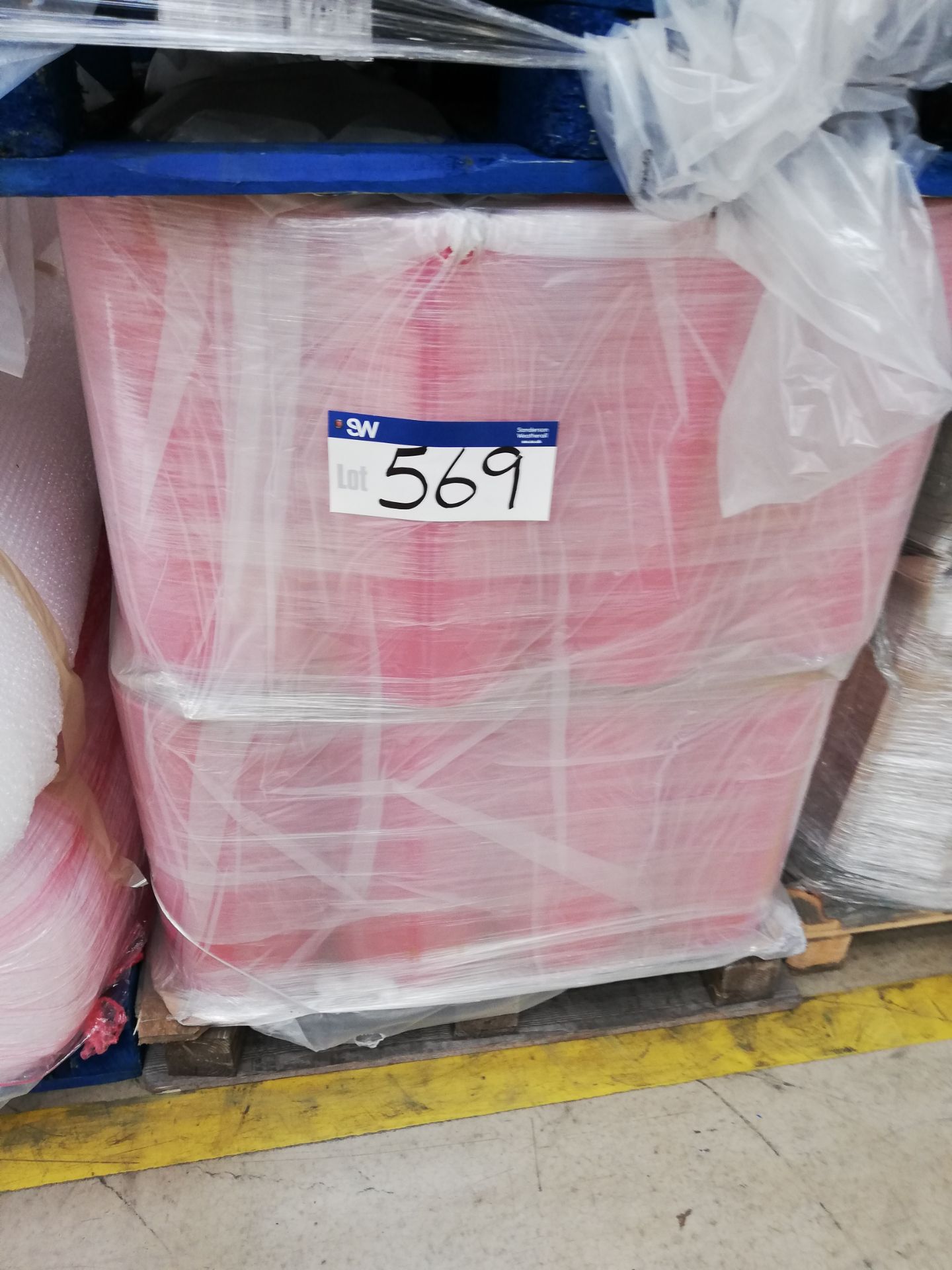 40 x Rolls of 500mm Premier Pack Red Shrink Wrap