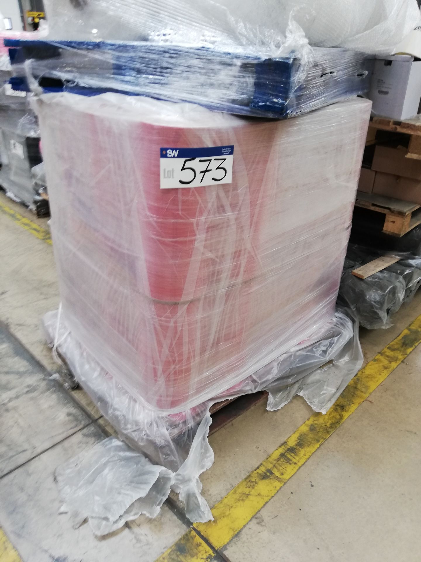 40 x Rolls of 500mm Premier Pack Red Shrink Wrap