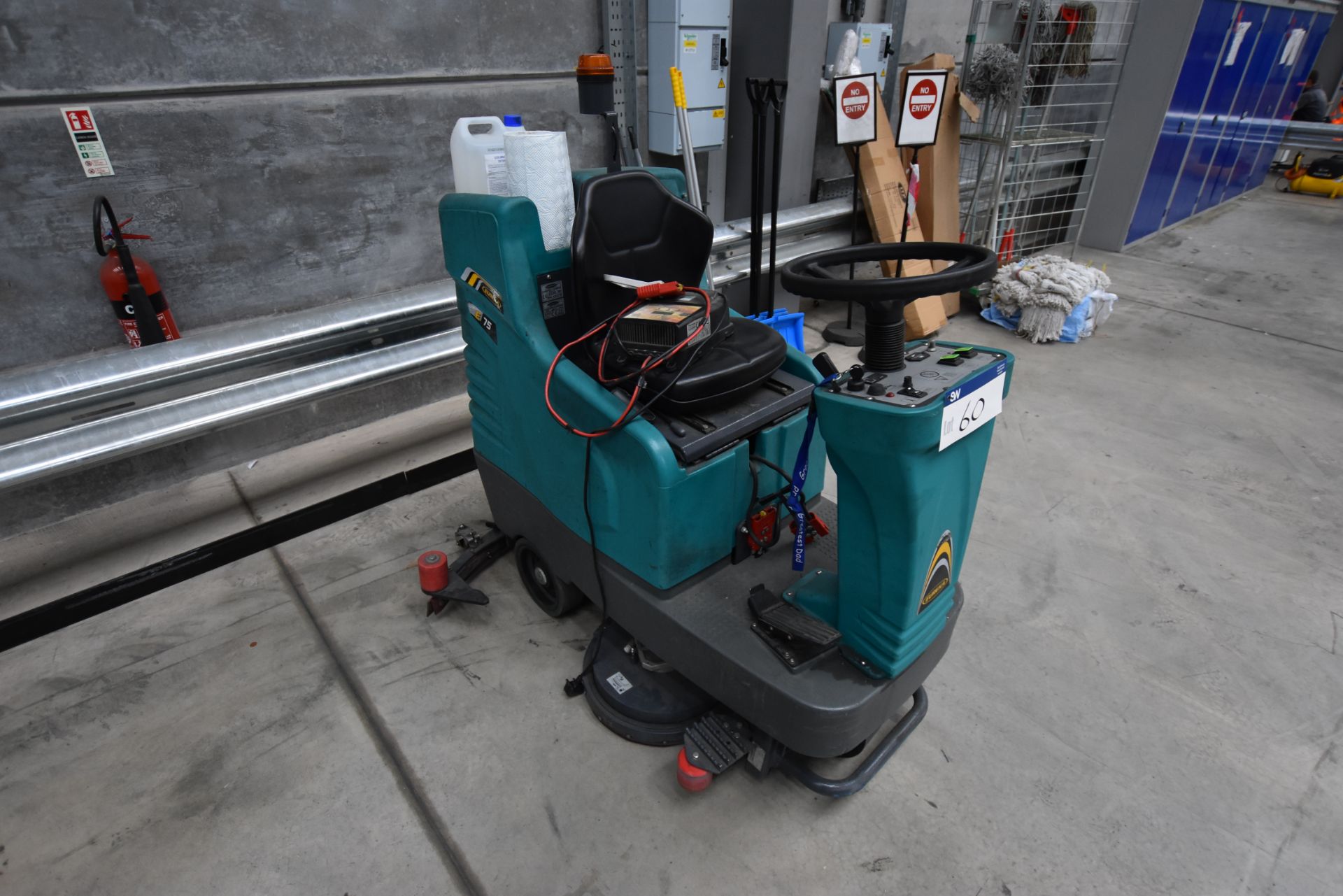 Eureka E75 Electric Ride on Floor Sweeper, Model E - Image 3 of 4