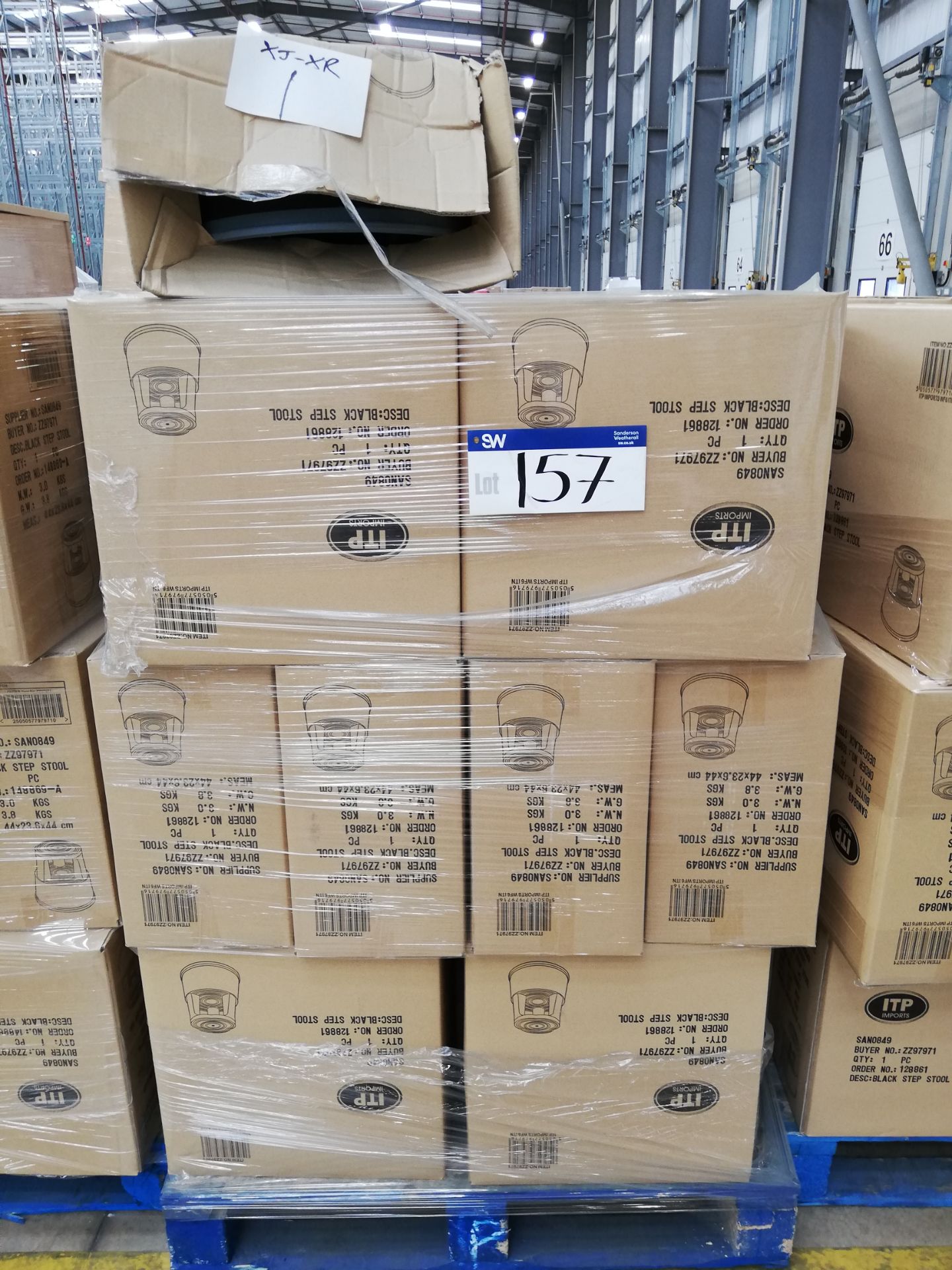 30 x ITP Black Step Stools (Boxed)