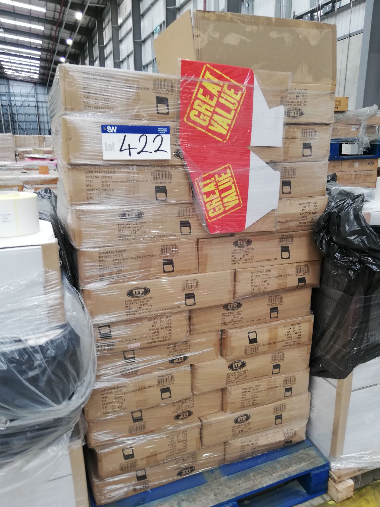 48 Boxes of 20 Set Generic Great Value PDQ’s