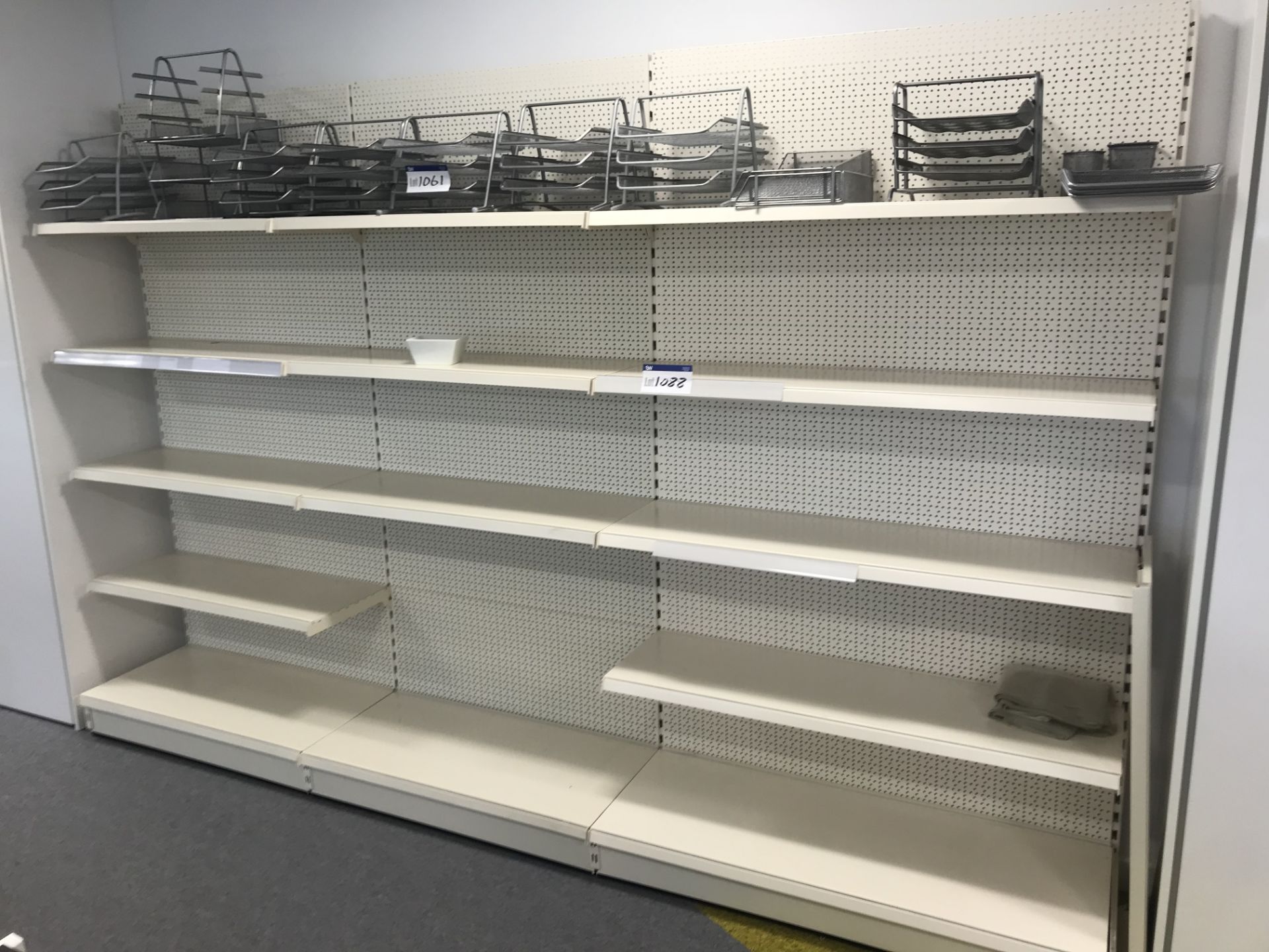 6 x Bays of Single Sided Cantilever Shelving