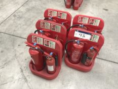 5 x 6ltr Water Fire Extinguishers and 2kg Carbon D