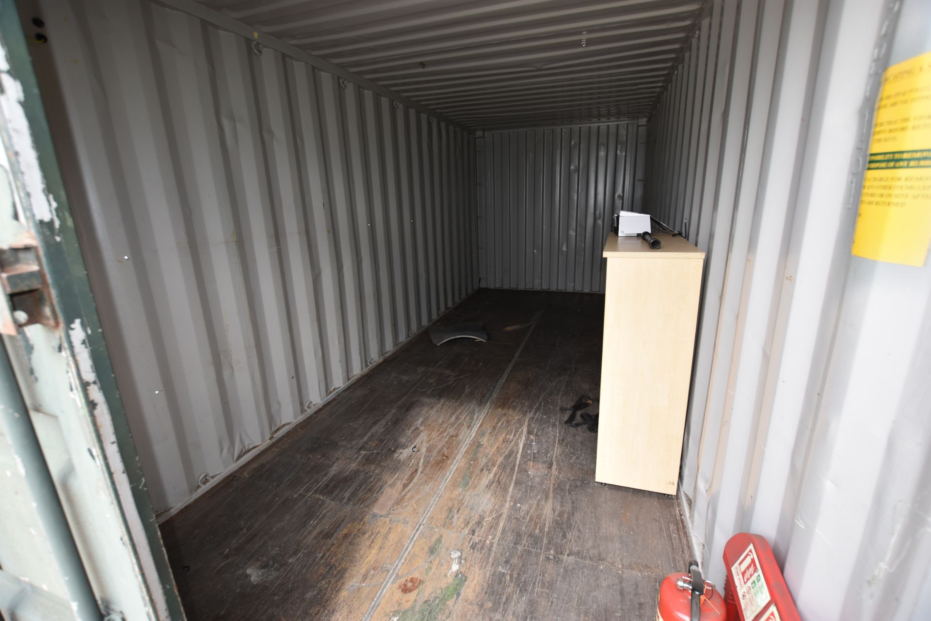 20ft Steel Shipping Container (Please Note Risk As - Bild 3 aus 3