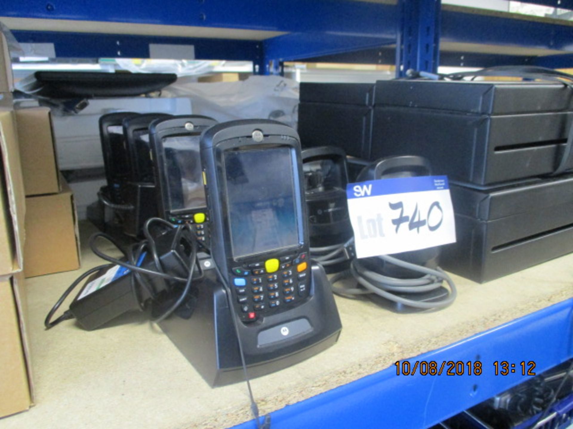 4 x Motorola Scanners, with Tower Chargers and 5 x