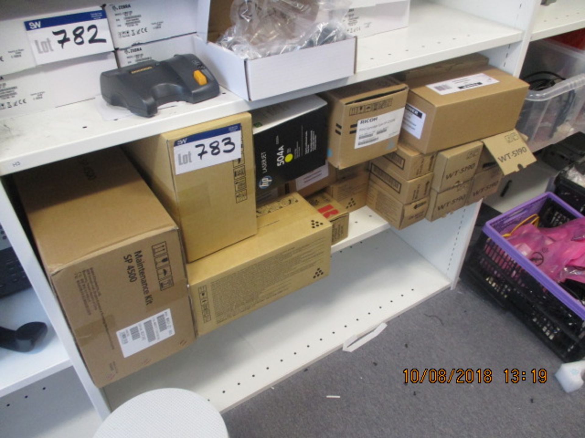 Quantity of Toner Cartridges, as set out on shelf - Bild 2 aus 2