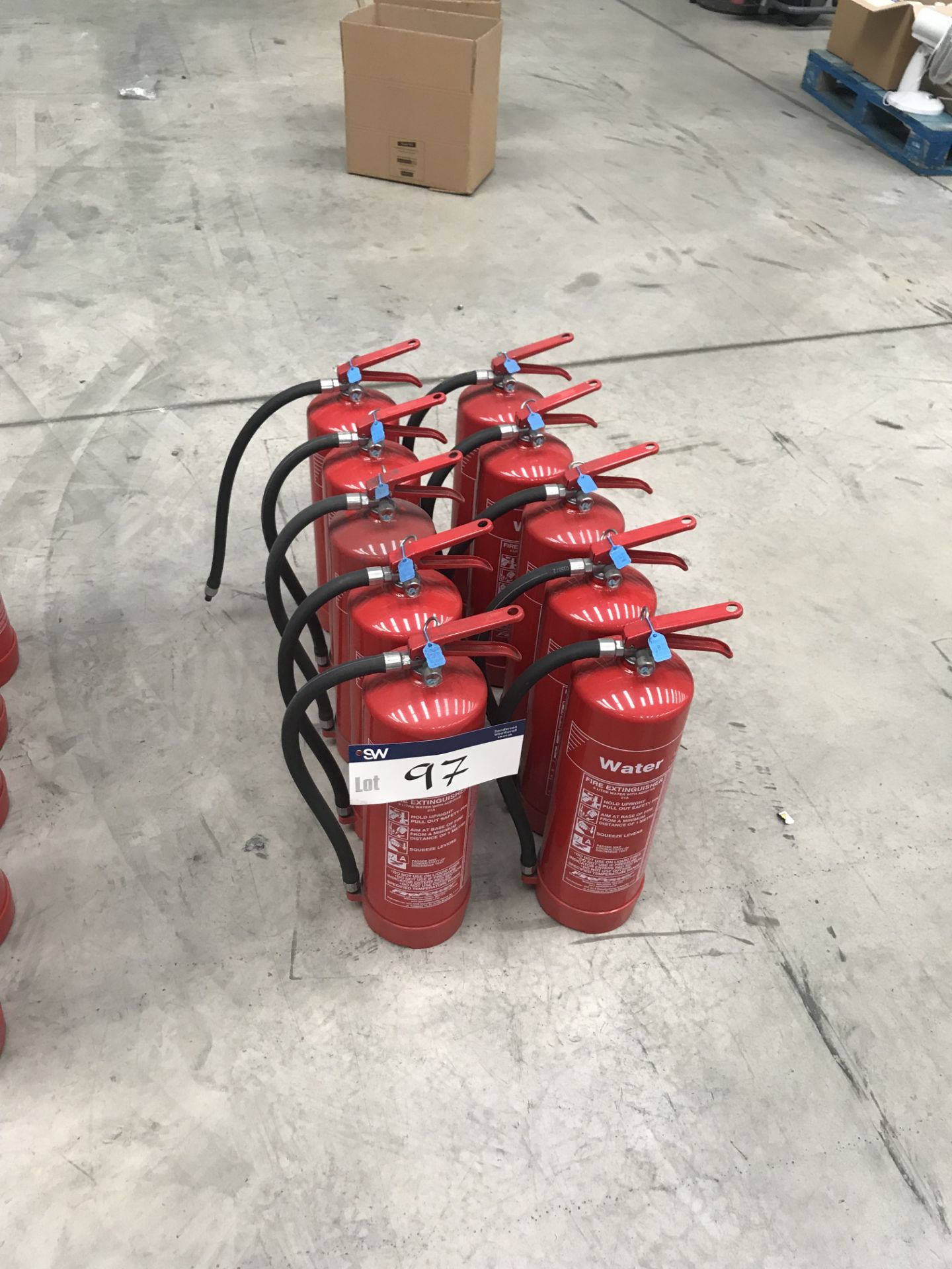 10 x 6ltr Water Fire Extinguishers