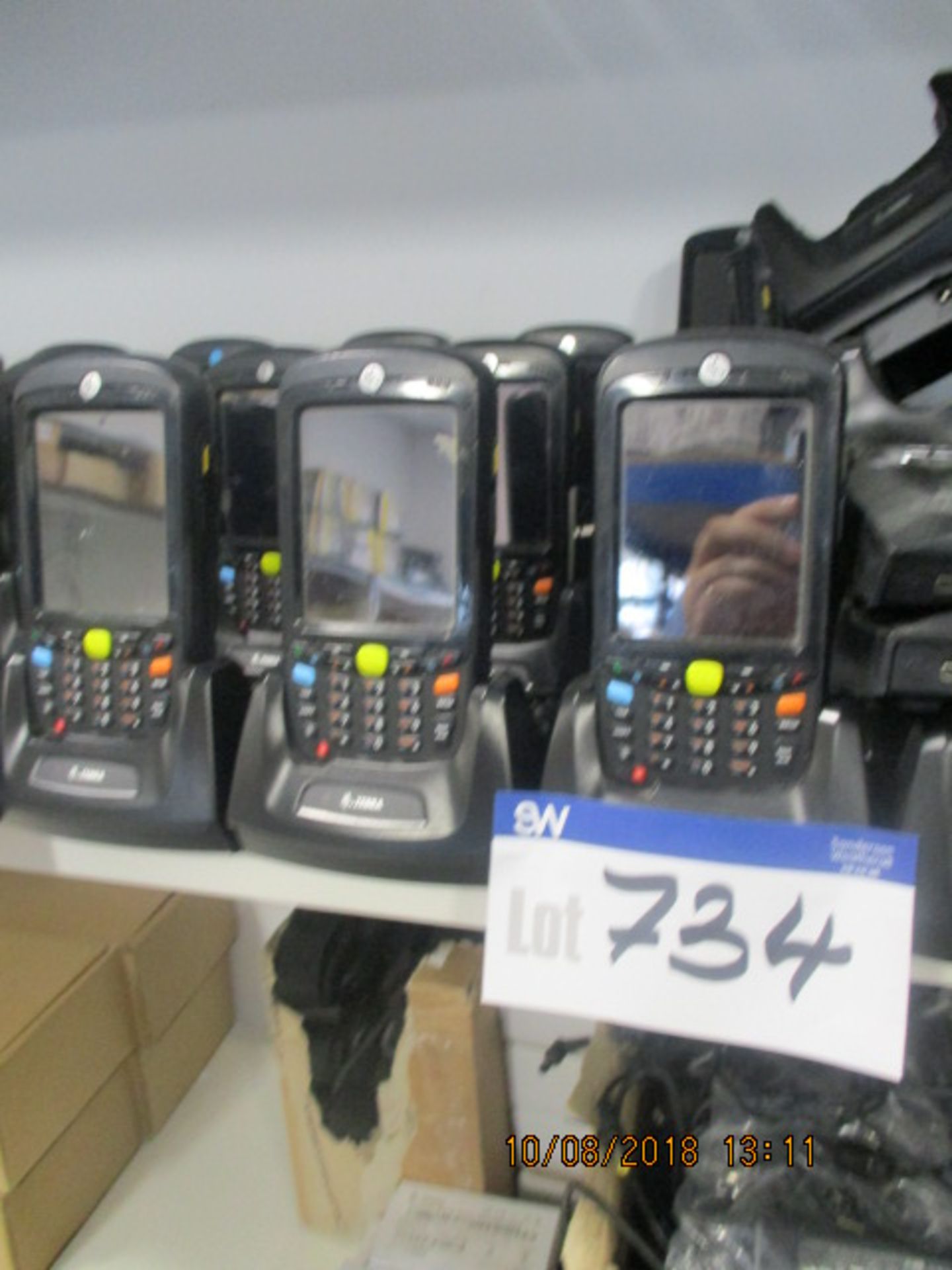 9 x Zebra Scanners, with Quantity of Tower Charger