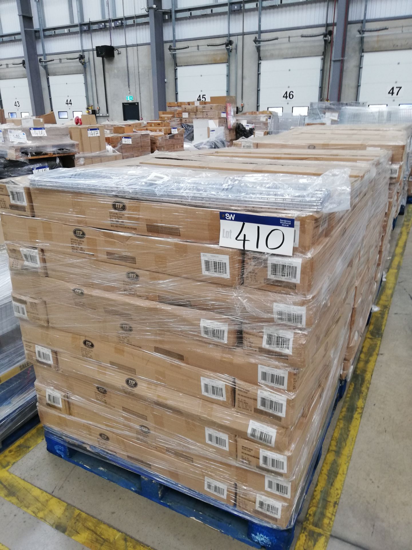 360 x Boxes of 15pcs Wire Shelf Dividers, 988 x 16