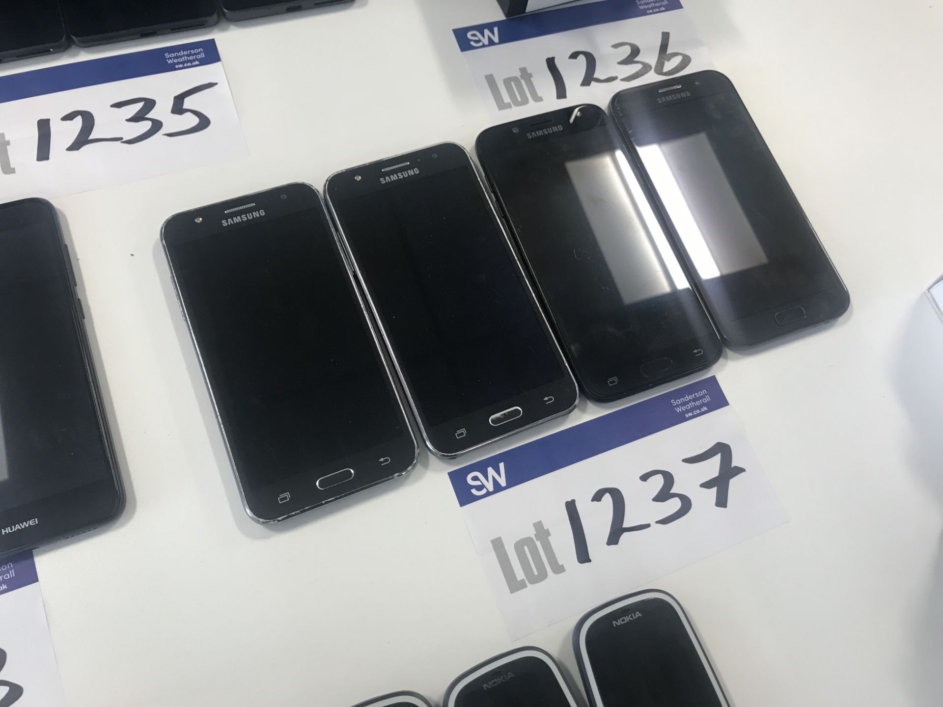 4 x Assorted Samsung Mobile Phone Handsets