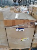 28 x Boxes of Jaykay White Plastic Basket Label Ho