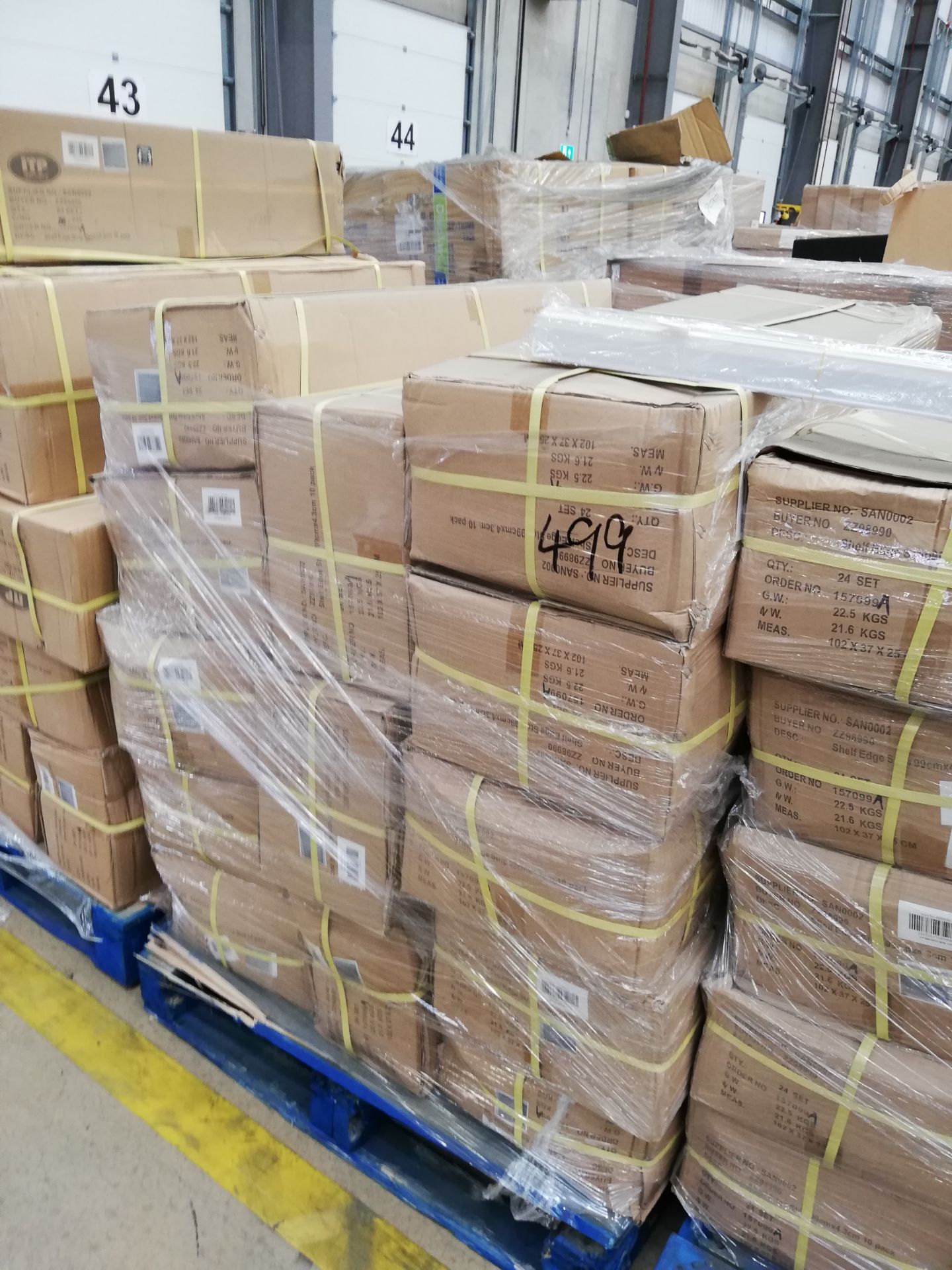 62 x Boxes of 10 Pack Wire Basket Edge Strip, 43.5 - Bild 2 aus 3