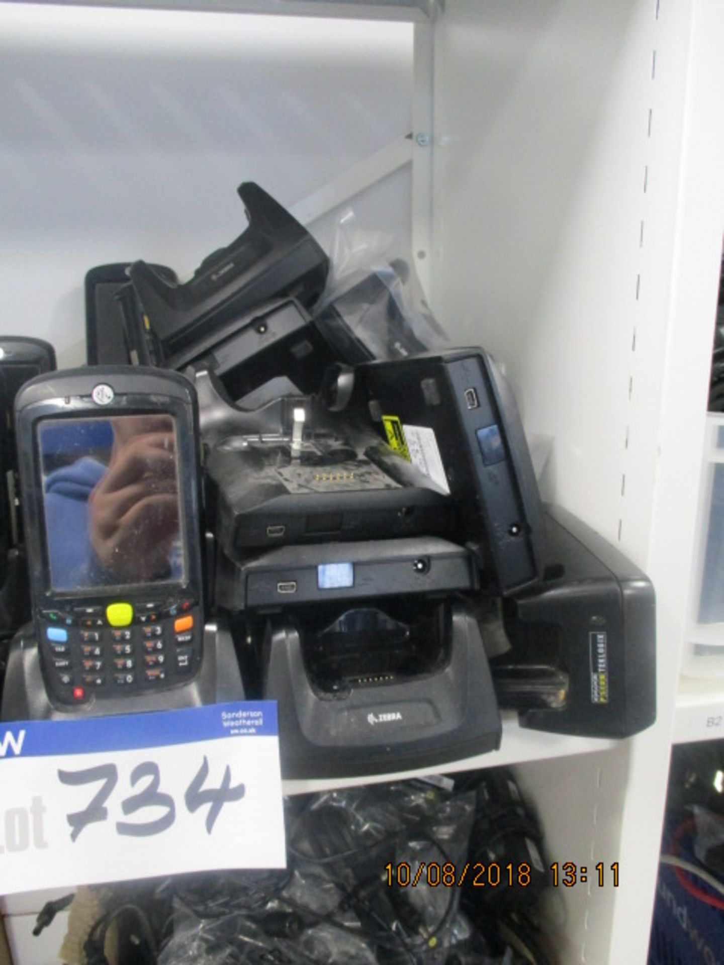 9 x Zebra Scanners, with Quantity of Tower Charger - Image 2 of 2